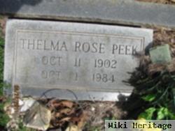 Thelma Rose Peek