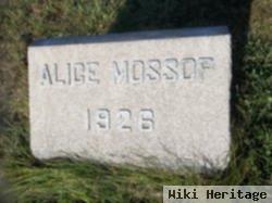 Alice Mossop