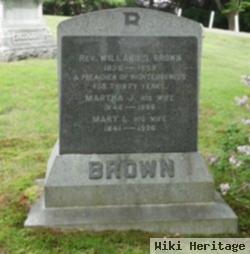 Rev Willard D. Brown