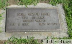 Paul Wayne Peck
