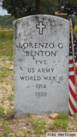 Pvt Lorenzo G Benton