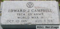 Edward J Campbell