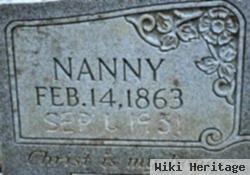 Nancy "nanny" Lewing Hildebrand