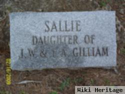 Sarah "sallie" Gilliam