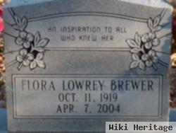 Flora "peggy" Lowrey Brewer