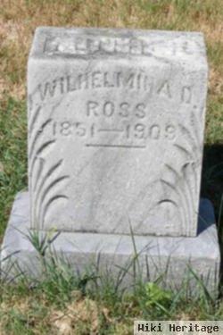 Wilhelmina D Ross