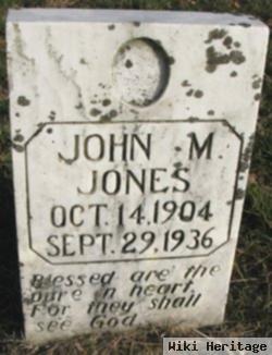 John M Jones