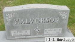 Leonard R Halvorson