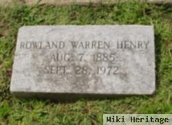 Rowland Warren Henry