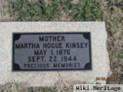 Martha J Burden Hogue Kinsey