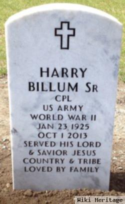 Harry Billum, Sr