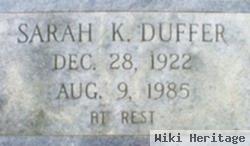 Sarah K Duffer