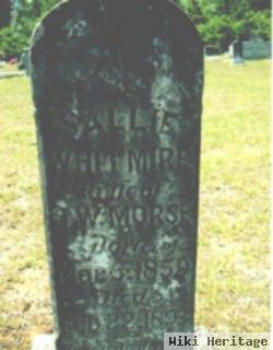 Mary Sarah "sallie" Whitmire Morse