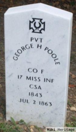 Pvt George H. Poole