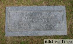 Rachel M. Marshall Hansen
