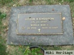 Lester B Knudson