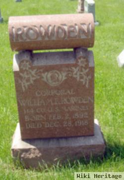 William E. Rowden