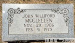 John Wiliford "billy" Mcclellen