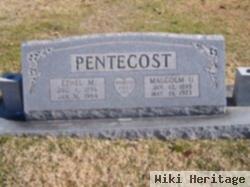 Malcolm Ulysses Pentecost, Sr