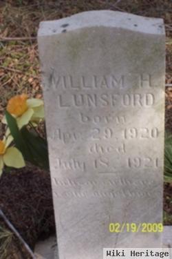 William H Lunsford