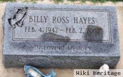 Billy Ross Hayes