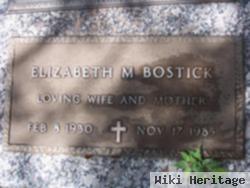 Elizabeth M Bostick