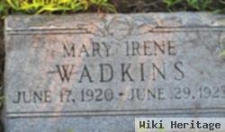 Mary Irene Wadkins