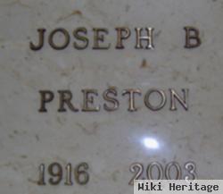 Joseph B Preston