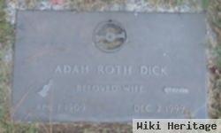 Adah H Roth Dick