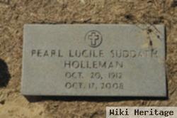 Pearl Lucile Suddath Holleman