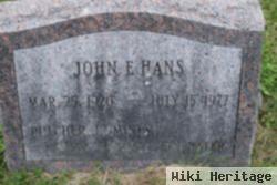 John E Hans