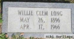 Willie Clem Long