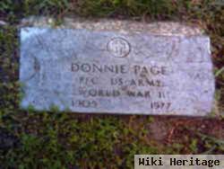 Pfc Donnie Page