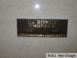 Christine A. La Ronge