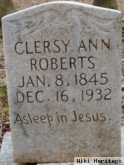 Clersy Ann Roberts