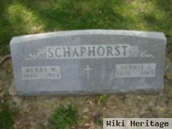 Henry W Schaphorst