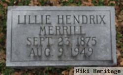 Lillie Tullia Hendrix Merrill