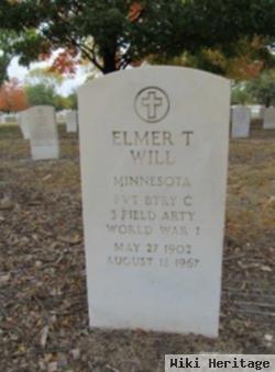 Elmer T Will