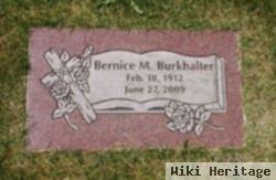 Bernice Marian Cline Burkhalter