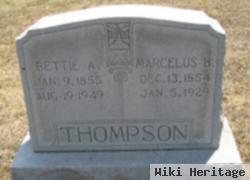 Elizabeth Ann "bettie" Miller Thompson