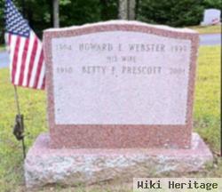 Betty P Prescott Webster