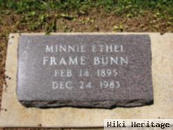 Minnie Ethel Frame Bunn