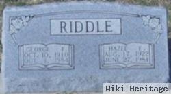 George F Riddle