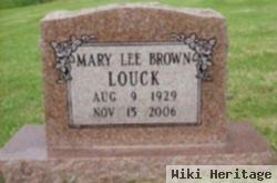 Mary Lee Brown Louck