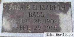 Carrie Elizabeth Bass