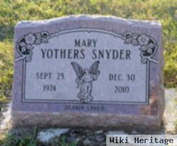 Mary Yothers Snyder