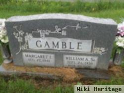 William A Gamble, Sr