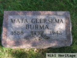 Mata Emma Burma Geersema