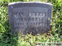 Max Ferrel Orndorff