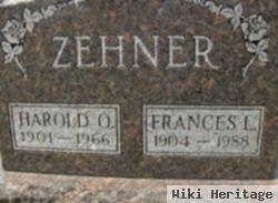 Frances L Roberts Zehner